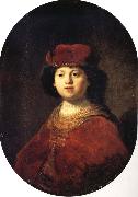 Portrait of a Boy REMBRANDT Harmenszoon van Rijn